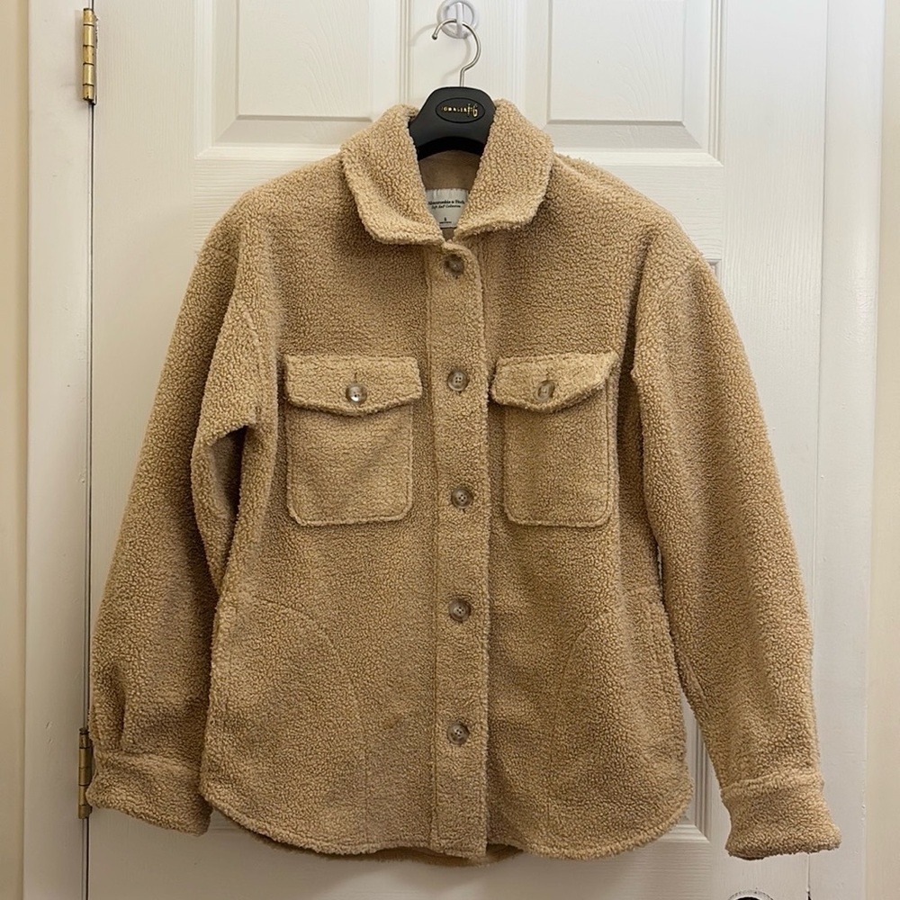 A&F teddy jacket